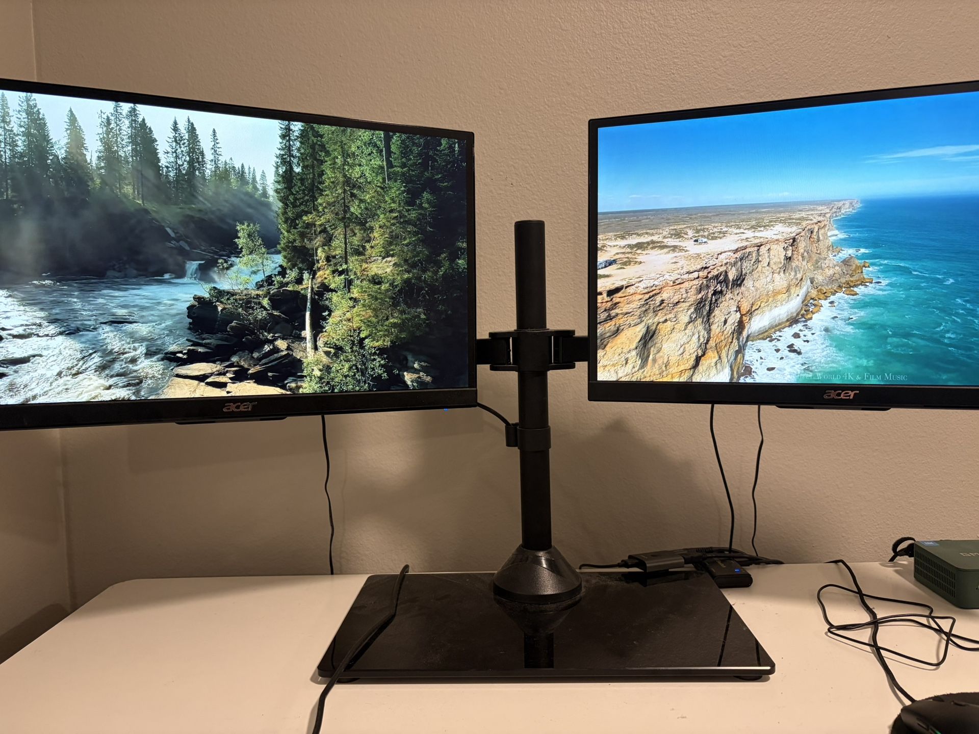 Dual 75Hz Monitors And Stand