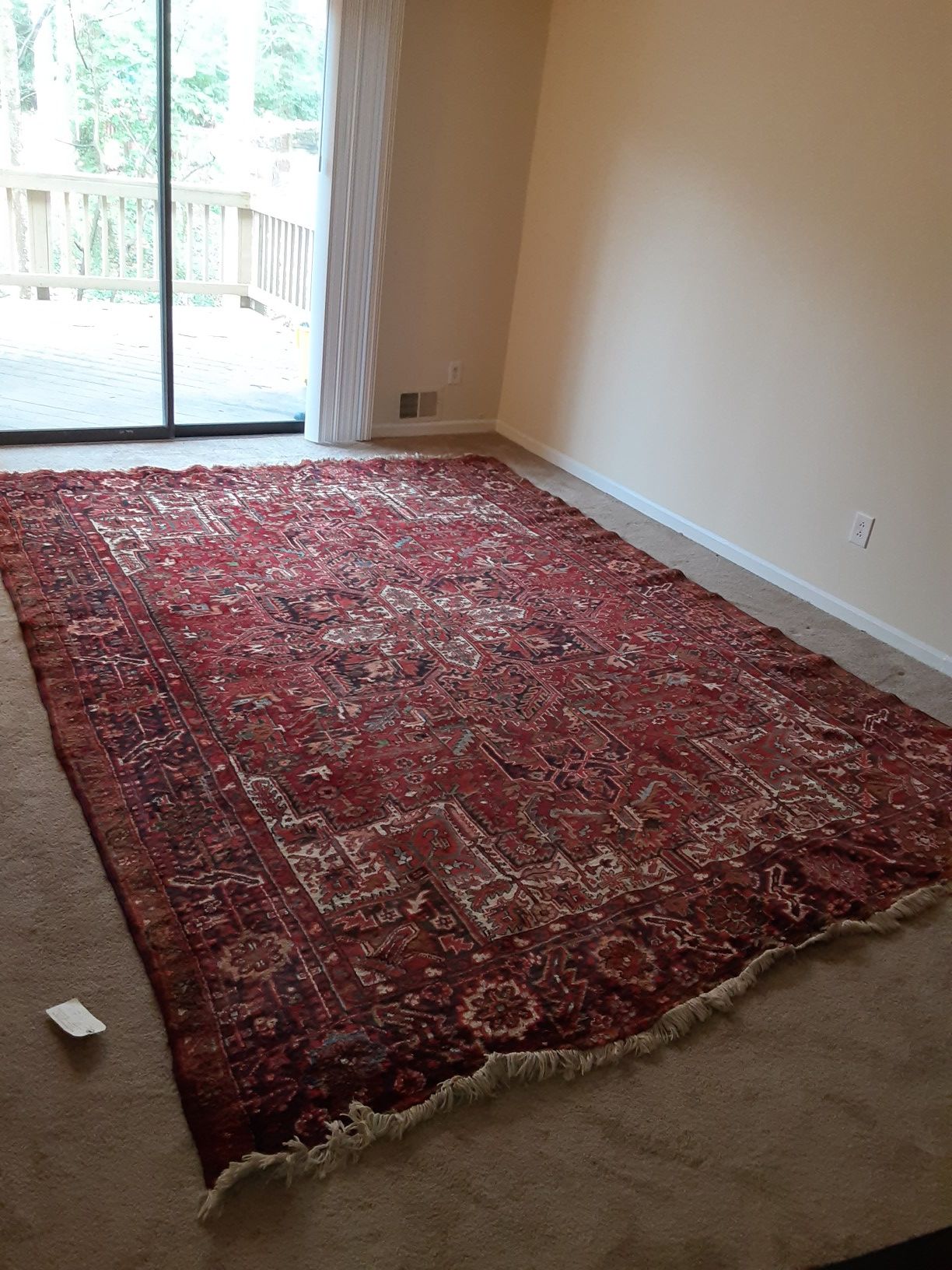 1940's Oriental persian hand knotted Wool Rug