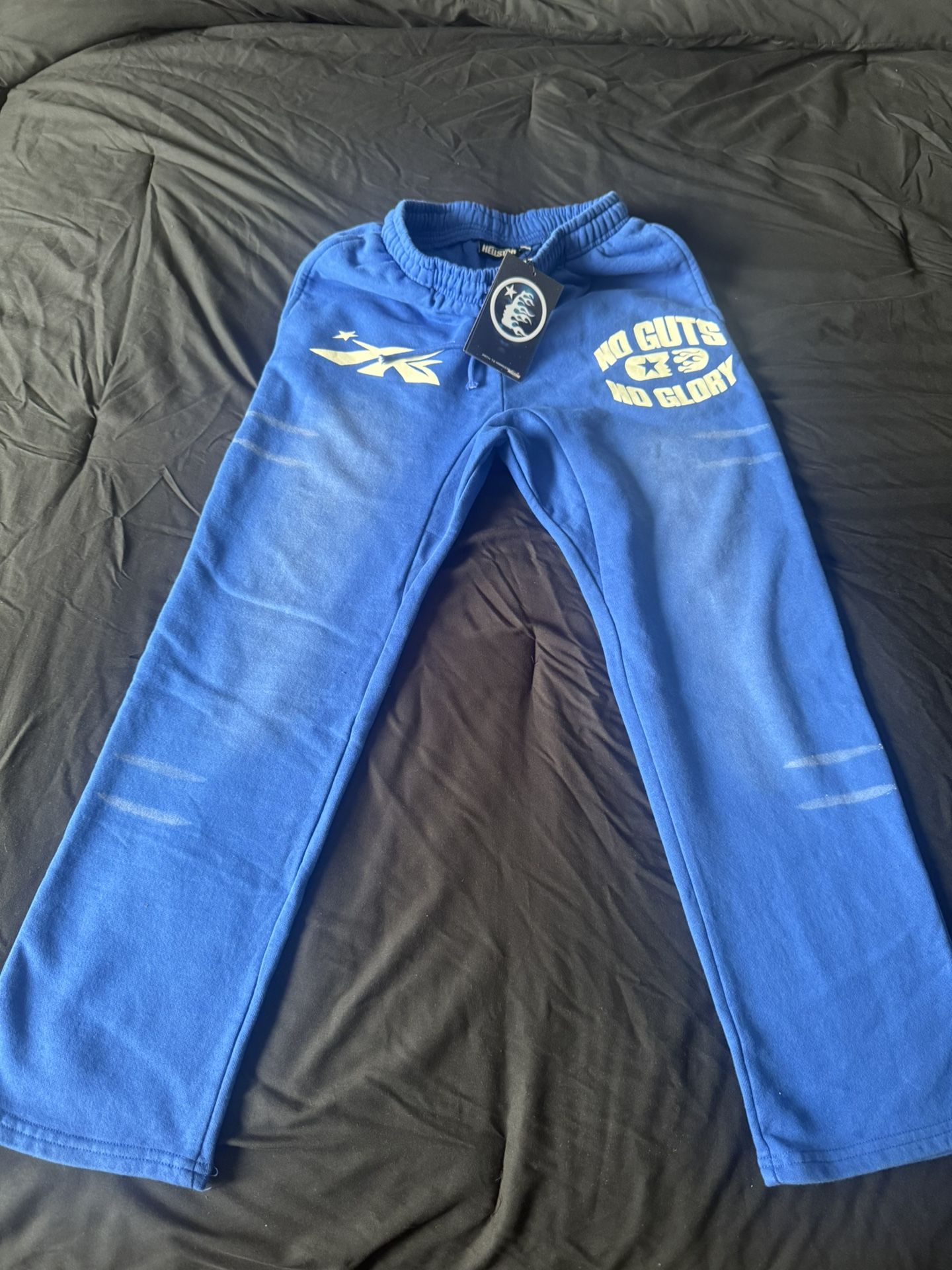 Medium- Blue HellStar Pants 
