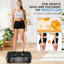 ShineMaos Vibration Plate Exercise Machine – 450 lb Capacity