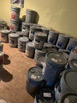 Paint  New Exterior  And Interior Paint  $60  $65 Each Bucket 