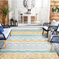 Boho Outdoor Plastic Rug