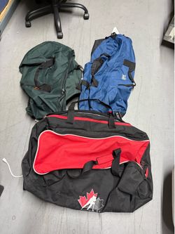 Duffle bags $15 for three