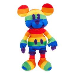 Rainbow Disney Pride Mickey Mouse Plush
