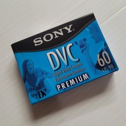 Sony DVC Digital Video Cassette Premium MiniDV Tape SP 60 LP 90
