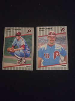 1987 Fleer Philadelphia Phillies Baseball Cards Lot