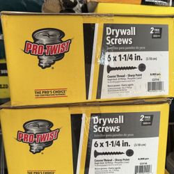 Drywall Screws #6 x 1-1/4”