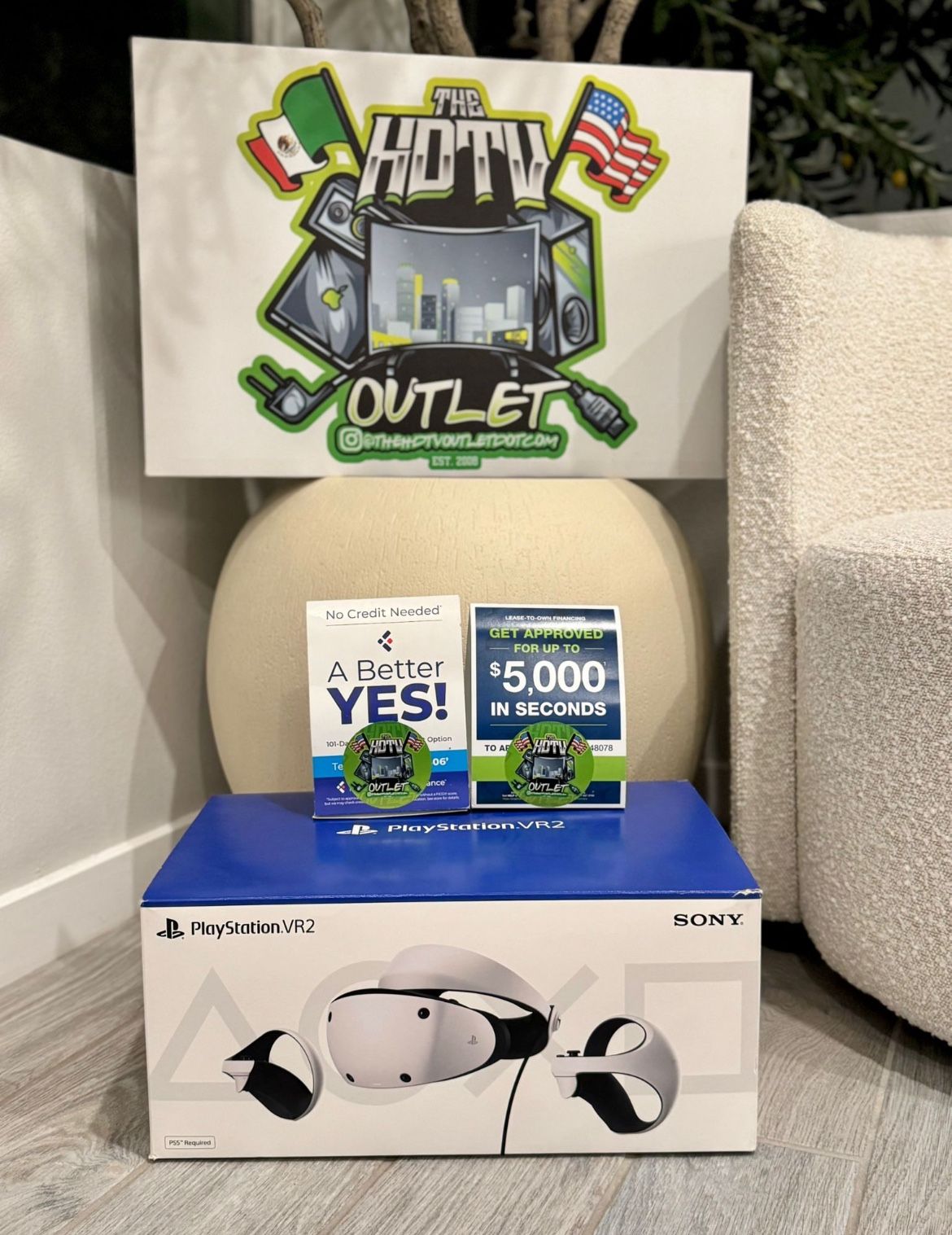 Sony PlayStation VR2 floor model