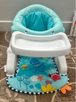 Baby Einstein Ocean Explorers Sea of Support 2-in-1 Sit-Up Infant Floor Seat