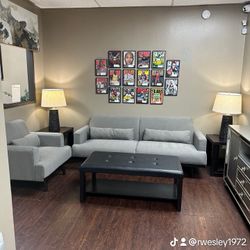 Modern Gray Couch & Chair Set! 