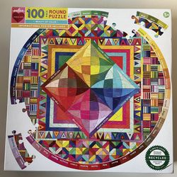Round Puzzle ~Eeboo 100 Pieces 