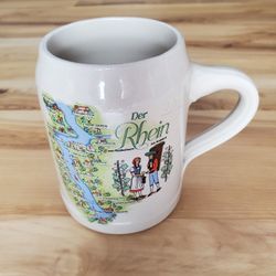 German Beer Mug Stein Barware Brewania Stoneware 