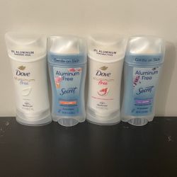 Secret dove deodorant bundle$20