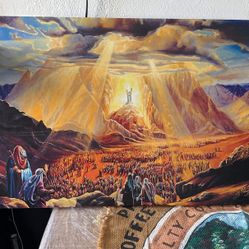 Art On Canvas 10 Commandments 