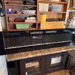 72 inch electric fireplace