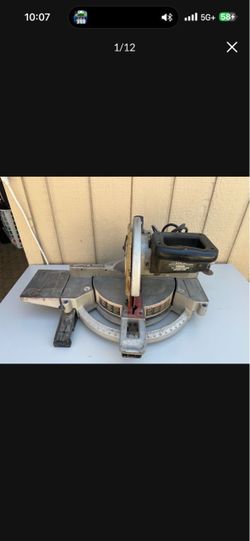 Delta 36-235 Sidekick 12 Compound Miter Saw Table Saw Set Up Working