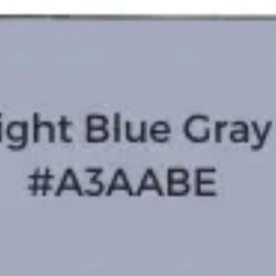 5 Gallion Light Blue Grey In Good Condition $40