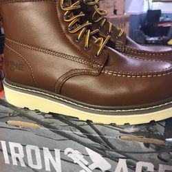 Iron Age//work boots// hablo español// Steel Toe //size Available (7)8.5)(11) 