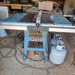 5 Hp 220v Jet Tablesaw. 