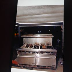 Thermtex Double Oven Griddle Stove Six Burner