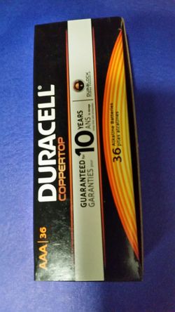 AAA Batteries, 36 pack *stored inside*