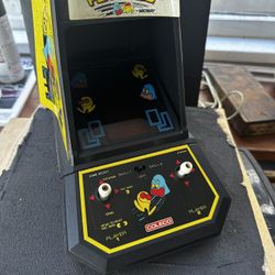 1981 Coleco Midway Pac-Man Mini Tabletop Arcade All Original #2390 TESTED WORKING VTG