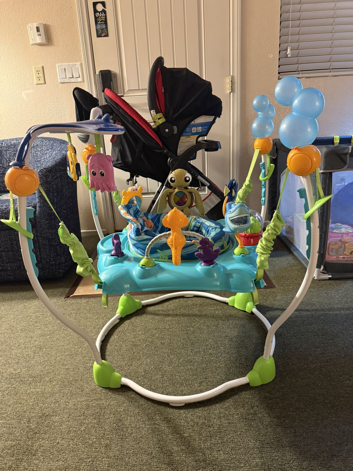 Bright Starts Disney Baby Finding Nemo Sea of Activities Baby Activity Center Jumper