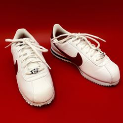 Nike Classic Cortez Leather White Red Sz. 4.5Y