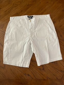 U.S. Polo Assn. Men's White Stretch Shorts Size 36 - Wrinkled from Storage, but otherwise Like New