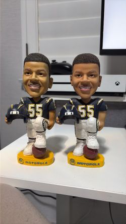Junior Seau San Diego Chargers AGP Bobble Head NFL Motorola Limited Edition