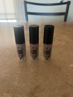 Makeup 3 brand new travel size bottles of Saie Glowy super hell sun glow.