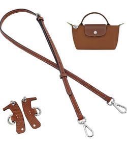 Brown Leather Cross Body Purse Strap Replacement Conversion Kit For Pouch NIB