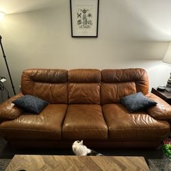 Leather  Couch 