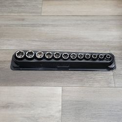 Snap-On 3/8 Shallow Metric Socket Set 8-19mm