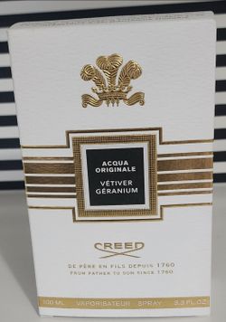 Unopened Creed Acqua Originale Vétiver Géranium 100ml