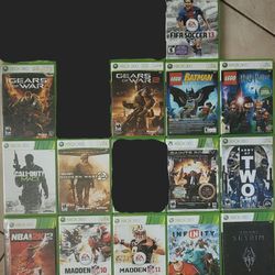 XBOX 360 VIDEO GAMES 