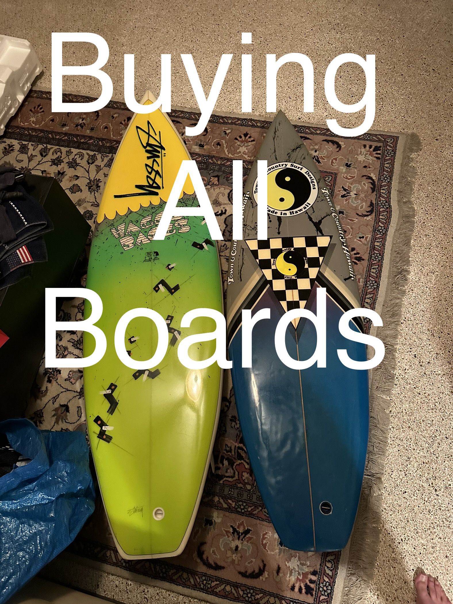 Buying SURFBOARD s MOST CASH PAID