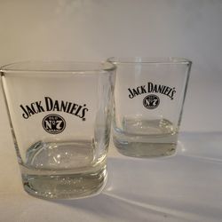 Two Jack Daniel's Old No. 7 On The Rocks Glasses