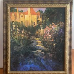 Philip Craig Framed Artwork - Garden Walk Sunset