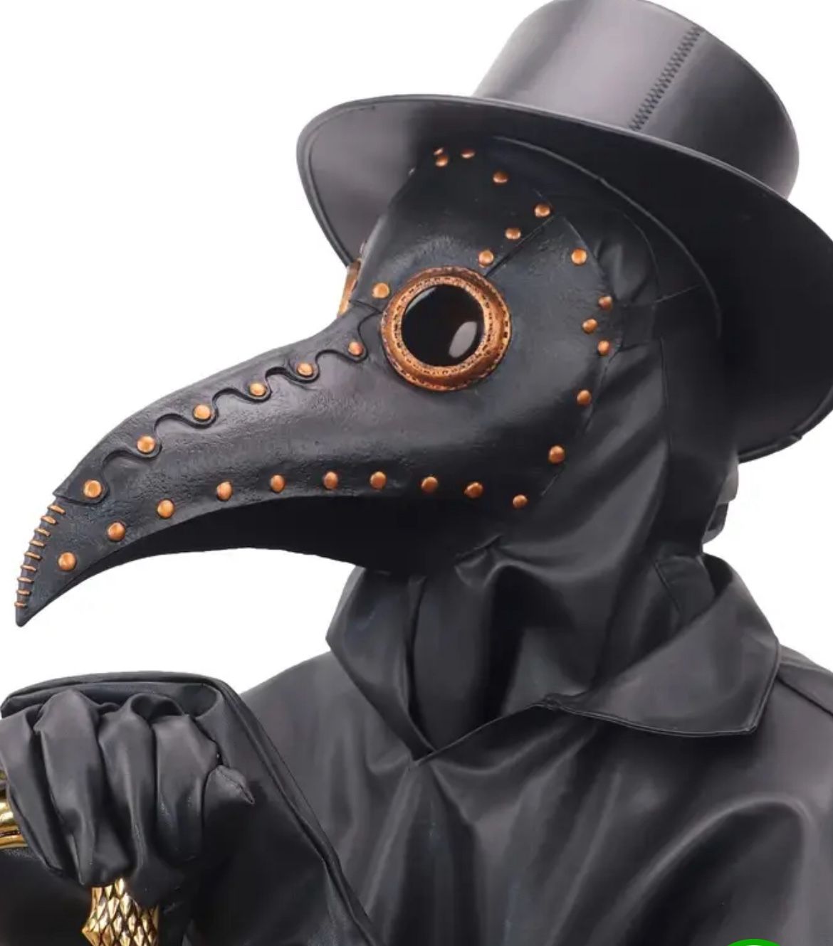Halloween Black Crow Mask! Brand New