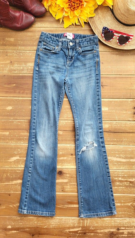 SIZE 10 GIRLS BOOT CUT JEANS
