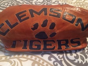 Leather Clemson bag