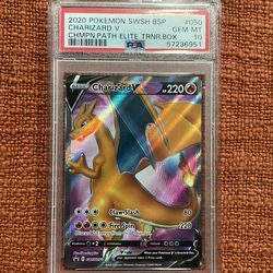 Pokemon Charizard V SWSH050 PSA 10