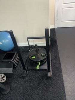 Sled with 90lbs (2-45lbs plates)