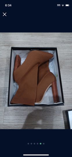 Knitted Ankle Boots Size 6