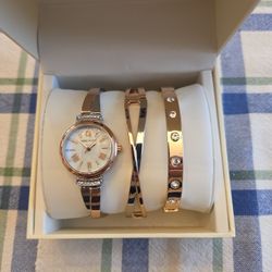 Anne Klein 3 Piece Watch Set