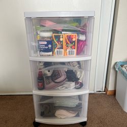 Sterilite Rolling Cart with Drawers