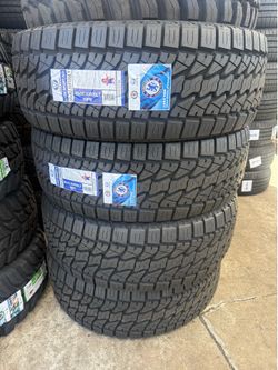 35x12.50R20 Lion sport All terrain 4 New tires installation and balance 40,000 Miles Warranty