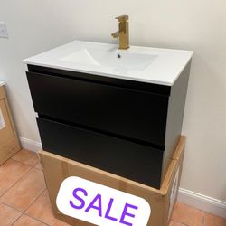 SALE ~ Modern Floating Bathroom Vanity - 30 inches