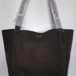 Coach Hadley Tote Bag In Suede